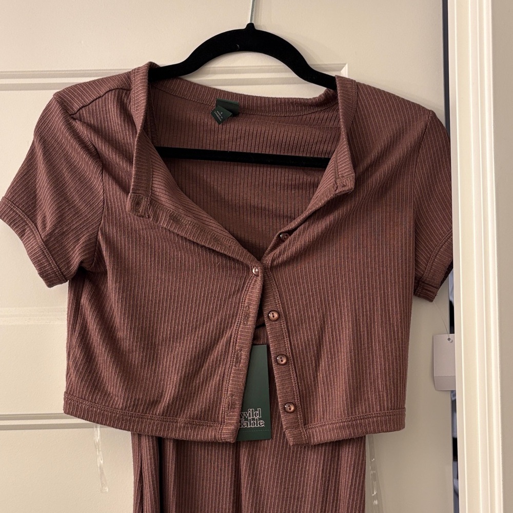 Wild Fable Ribbed Maxi Bodycon Dress